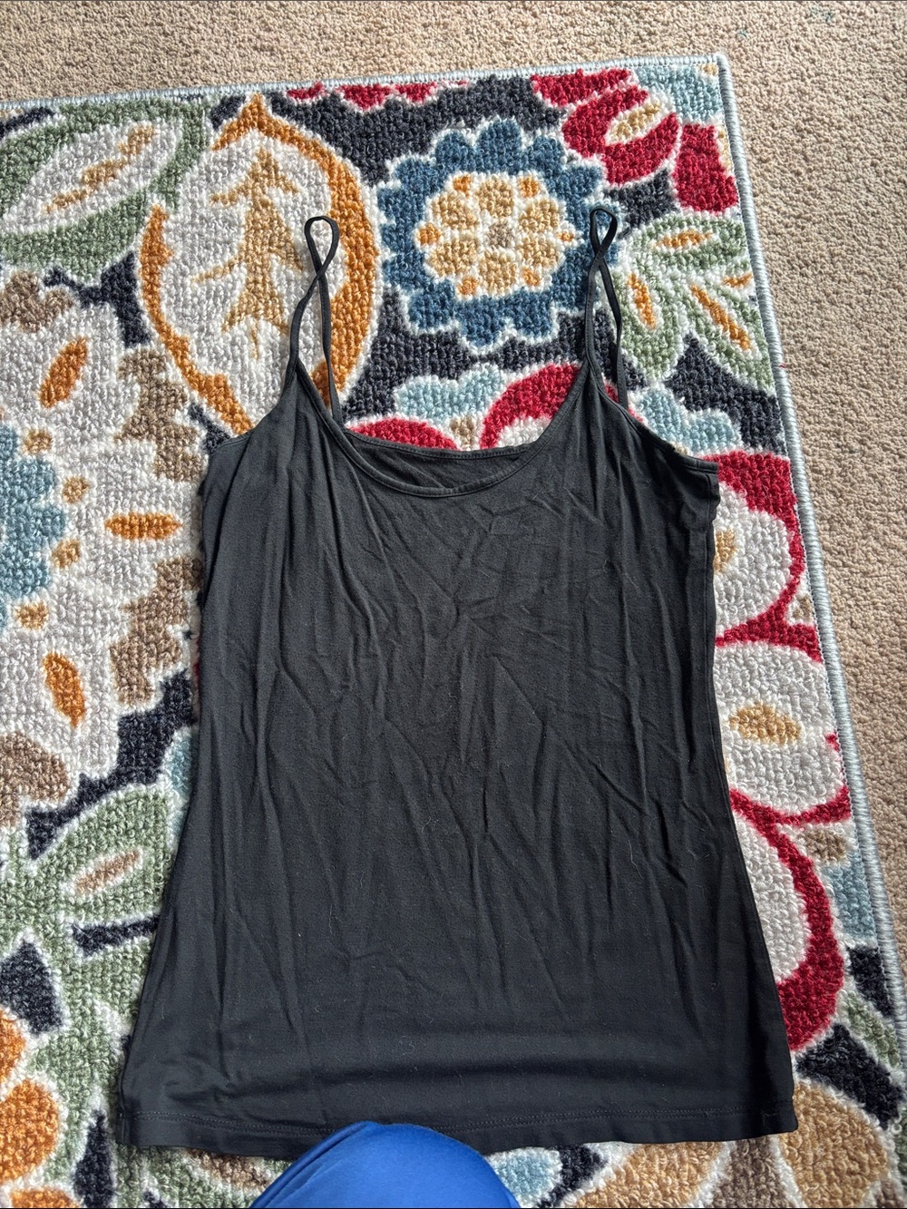 Black Slim Spaghetti Strap Camisole
